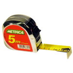 Rullamitta metallikuorella Maxi 25 mm x 10 m, METRICA