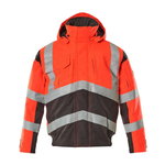 Hi-vis jaka Camina, sarkana/tumši pelēka, 3XL, Mascot