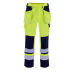 Hi-vis bikses ALMAS, dzeltenas/zilas, 82C52, Mascot