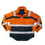 Loreto pilot jacket 5in1, HiViz orange/navy, XL, Mascot