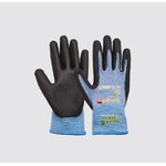 Gloves, nitrile foam, kids, blue 4, Gloves Pro