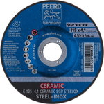 Grinding wheel SGP Ceramic Steelox 125x4,1mm, Pferd