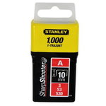 10MM/3/8"L/D STAPLES(1 000) A TYPE, Stanley