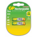 Lādējamās baterijas AAA/R03, 930 mAH, 1,2V, 2 gab., GP