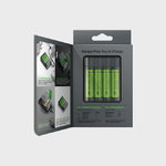 Charger/PowerBank X411+4 pcs AA 2600 mAh NiMH battery, GP