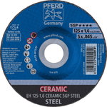 Cut-off wheel SGP Ceramic Steel 125x1,6/22,23mm EH, Pferd