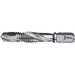 Combined threading tap 847 HSS 1/4´´ M3, 2.5x36.0mm, Wera