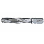 Combined threading tap 847 HSS 1/4´´ M6, 5.0x44.0mm, Wera