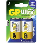 Battery D/LR20, 1.5V, Ultra Plus Alkaline, 2 pcs., GP