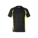 T-krekls 105501, melns/hi-vis dzeltens, M, VELILLA