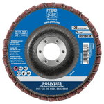 Flap grinding disc CO-COOL PVZ POLIVLIES 125mm P80/A180 M, Pferd