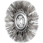 Wheel brush RBG POS Inox DIA 190x30/22,2mm 0,35mm, Pferd