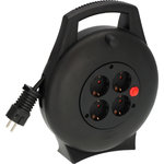 Cable Reel Vario Line black 10 m H05VV-F 3G1,5, Brennenstuhl