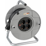 Extension Socket (cable reel) AK 260 25m 4VDE VV 3x1,5 BAT, Brennenstuhl