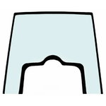 Windshield, laminated for VOLVO backhoe BL60-BL71 2001-2011, CVA