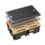 Vaadialus terasest sõrestikuga 120 x 80, 220L, Cemo