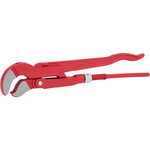 S jaw angled pipe pliers offset 1´´ 320mm, KS Tools