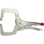 Fiksuojamos replės C- žiotys 90x285mm, KS Tools