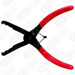 Trim clip pliers,35° offset, 190mm, KS Tools