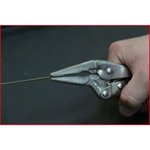 Long-nose locking pliers with quick-release lever,60mm,L=205, KS Tools