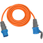 Extension cable CEE Orange H07RN-F 3G2.5 230V/16A, 10m, IP44, Brennenstuhl