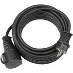 Extension Cable IP44 25m 3G1,5 black, Brennenstuhl