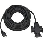 extension cable 25m H07RN-F3G1,5, black, Brennenstuhl