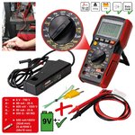 Digital multimeter incl. test probes with integrated impact protection, KS Tools