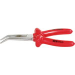 bent nose plier, 200mm angled VDE CLASSIC, KS Tools