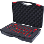1/4" Insulated socket wrench set, 22 pcs, KS Tools