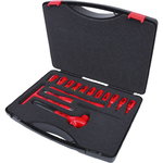 1/2´´ Insulated socket wrench set, 15 pcs, KS Tools