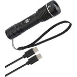 LuxPremium TL 601 AF Rechargeable LED Flashlight, 600 lm, USB-C, IP67, Brennenstuhl