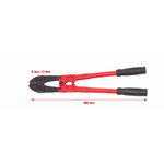 Bolt cutter with steel tube legs, 900mm, KS Tools