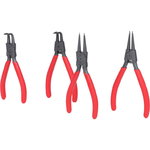 Circlip pliers set, 10-25 mm, 4 pcs, KS Tools