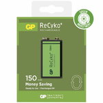 Aku patarei 6LR61, 9V, 150 mAh, ReCyko, 1 tk, GP
