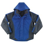 Winter jacket hood Frankfurt royal/dark navy 4XL, Mascot