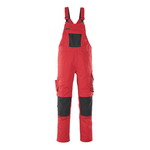 Bib-trousers Leipzig red/black 82C64, Mascot
