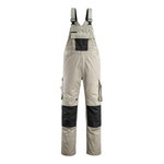 Bib-trousers Augsburg, light khaki/black 82C50, Mascot