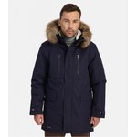 Winter jacket parka David 1 hooded, dark blue L, Huppa