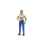 Woman with blue trousers BRUDER, Granit