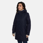 Sieviešu ziemas parka Janelle 1, tumši zils 3XL, Huppa