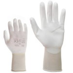 Gloves, nylon with PU on palm and fingers, 10