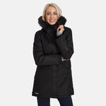 Winter jacket parka Vivian hooded, black M, Huppa