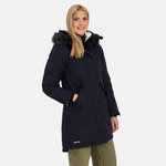 Winter jacket parka Vivian hooded, navy L, Huppa