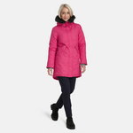 Sieviešu ziemas parka Vivian, fuksija, 3XL, Huppa