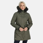 Winter jacket parka Vivian hooded, dark green L, Huppa