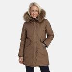 Sieviešu ziemas parka Vivian 1, bēša, XS, Huppa