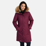 Sieviešu ziemas parka Vienna 1, bordo sarkans 2XL, Huppa