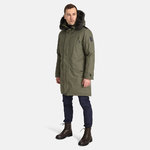 Winter jacket parka Dawson hooded, dark green 2XL, Huppa