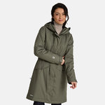 Womens` parka Minna hooded, dark green XL, Huppa